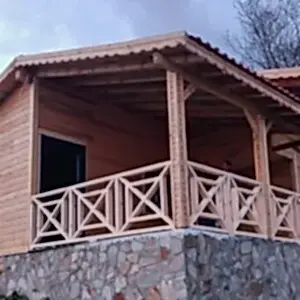100 m2 Karkaslı Ahşap Ev Safran Modeli