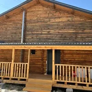 150 m2 ağaç ev arka