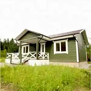 40 m2 Kütük ev dış görseli