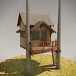 Arka tarafı Verandası