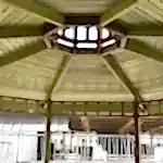 Ahşap kamelya çatı görseli