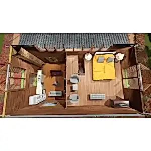 Anahtar Teslim Ahşap Ev Çizimi