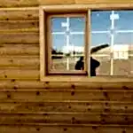 120 m2 tomruk ev cam pencere detay görseli