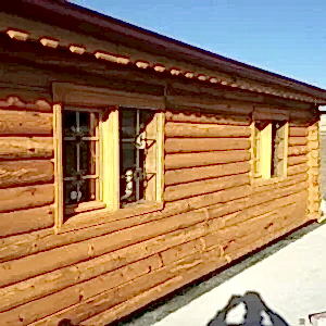 120 m2 Tomruk ev yan görseli