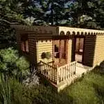 Veranda detay 3d gösterim