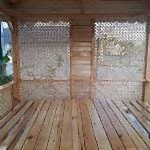 Ahşap kamelya iç masa modeli