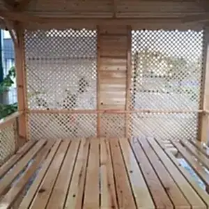 Ahşap kamelya iç masa modeli