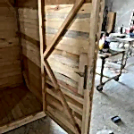 1.8 m2 Bahçe Deposu - Küçük Alanlar İçin Ahşap Kiler Modeli - Görsel 2