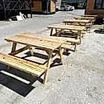 Piknik Masası Ahşap - Görsel 2