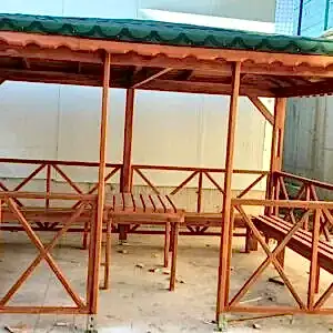 Ahşap Dikdörtgen Kamelya